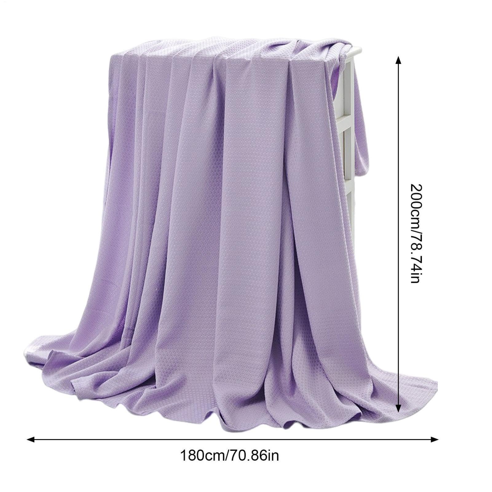 Generisch Coperta rinfrescante da viaggio, estiva, trapunta per climatizzatore in fibra di , leggera e sottile, traspirante, delicata sulla pelle