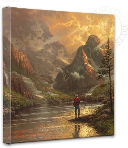 Thomas Kinkade Almost Heaven - Lienzo envuelto en galería de 14 x 14