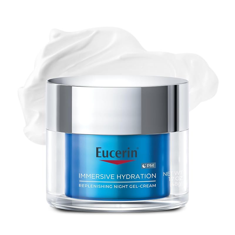 Eucerin Immersive Hydration Replenishing Night Gel Face Cream, 50 mL
