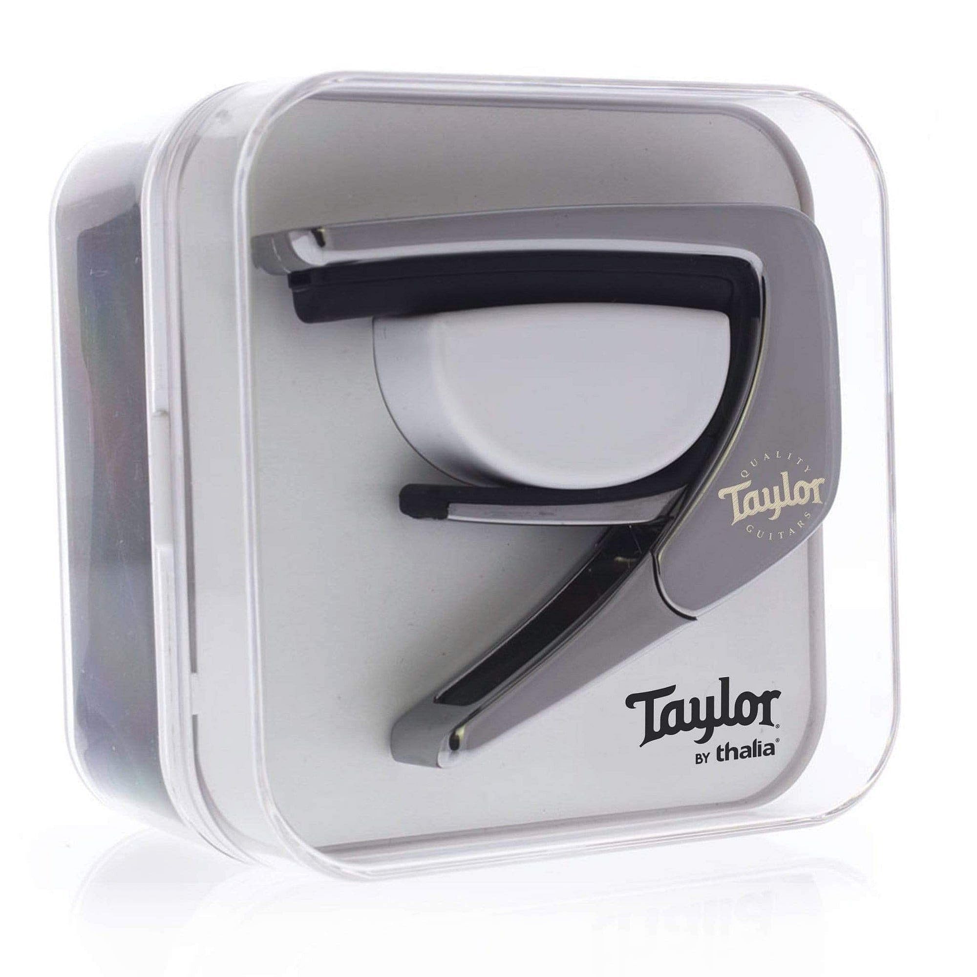Taylor by THALIA Kapodaster mit Chrom-Finish, 400er-Serie, Ebenholz mit Perlmutt Renaissance Griffbrett-Marker