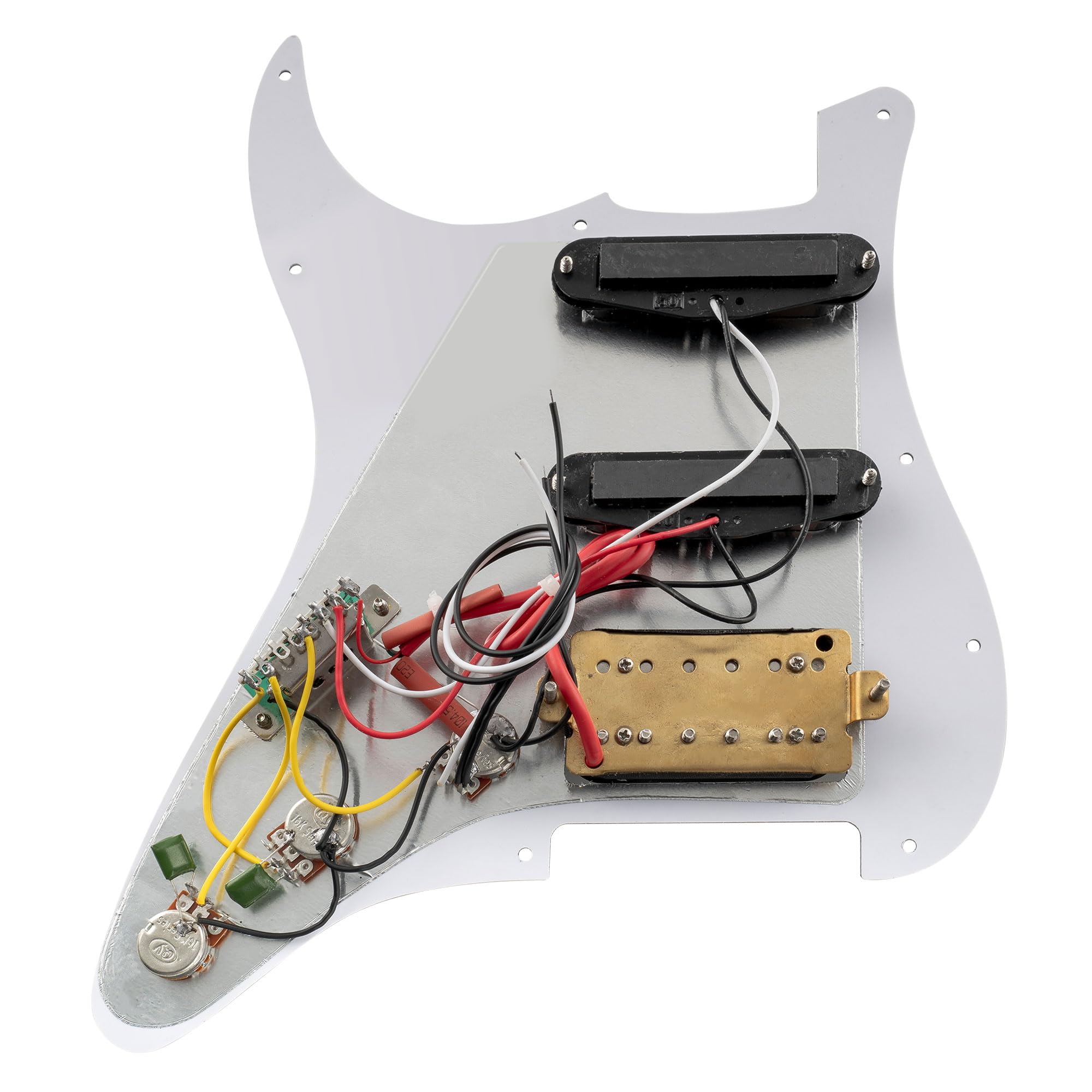 Musiclily 11 Furos HSS Pickguard Pré-cabeado Escudo Strato