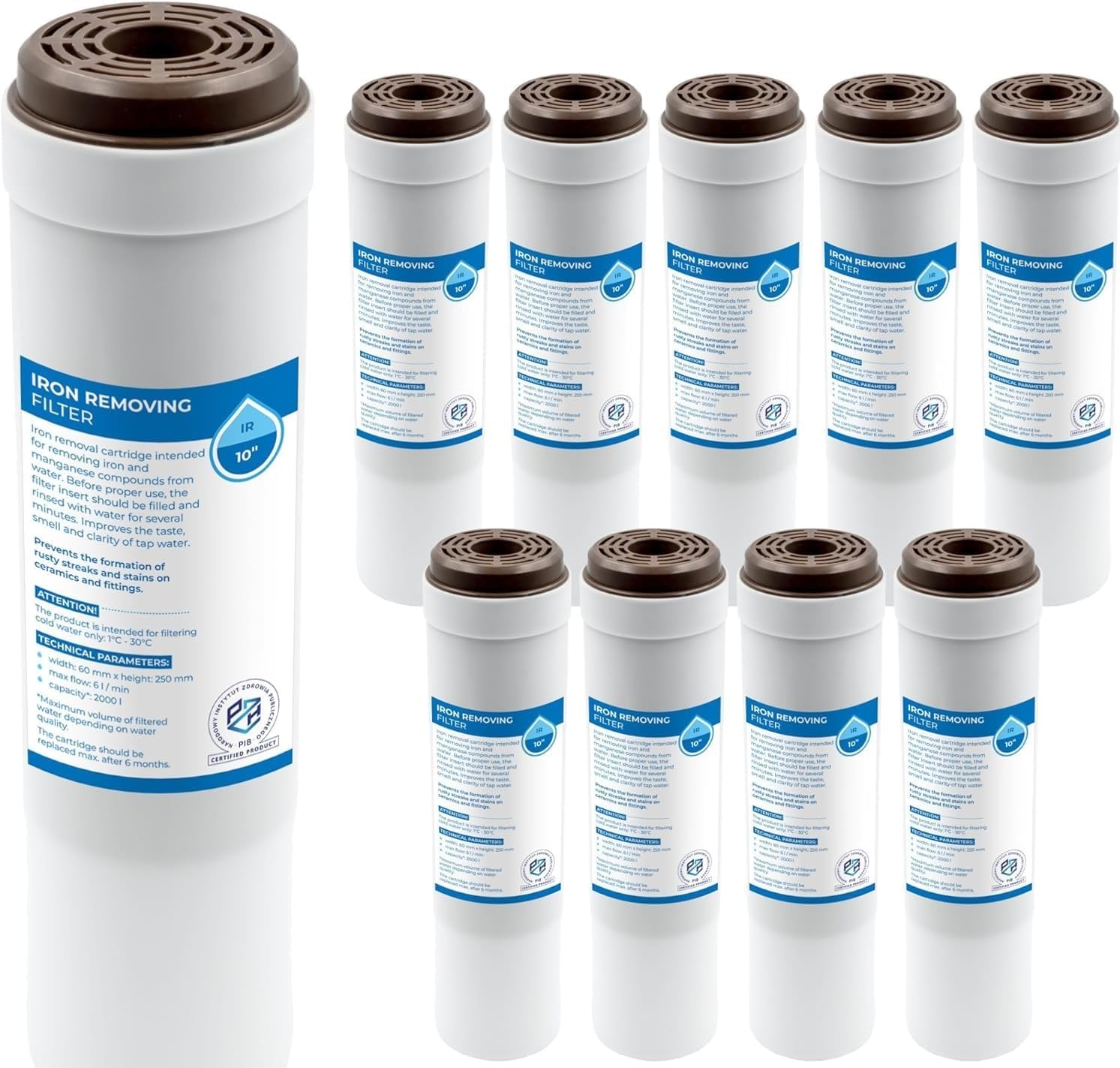 Cartuccia Di Rimozione Del Ferro IR 10 - Biopur Habitat - Foto 2