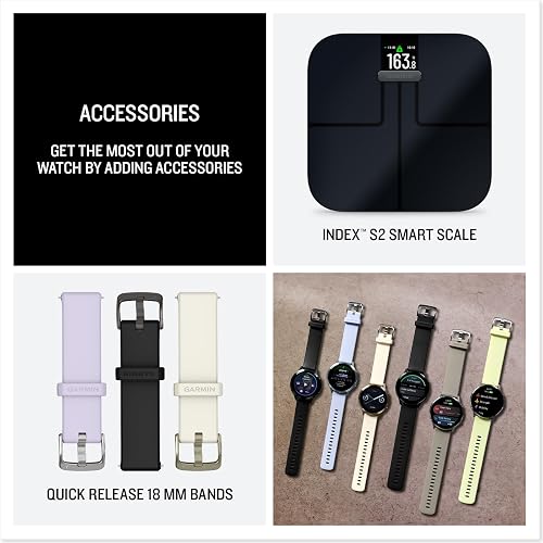 Garmin Venu 4 Montre Intelligente GPS de 41 mm, écran Lumineux et coloré, Lampe de Poche intégrée, 10 Jours d'autonomie, doré Lunaire avec Bracelet en Silicone os/Bracelet en Cuir Sable Clair  Garmin Venu 4 Montre Intelligente GPS de 41 mm, écran Lumineux et coloré, Lampe de Poche intégrée, 10 Jours d'autonomie, doré Lunaire avec Bracelet en Silicone os/Bracelet en Cuir Sable Clair - 6
