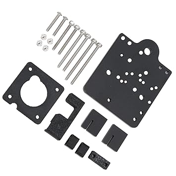 Extruder Conversion Kit, CNC Machining Stable 3D Printers Accessory Wear Resistant for Ender?3 MDD V1.2