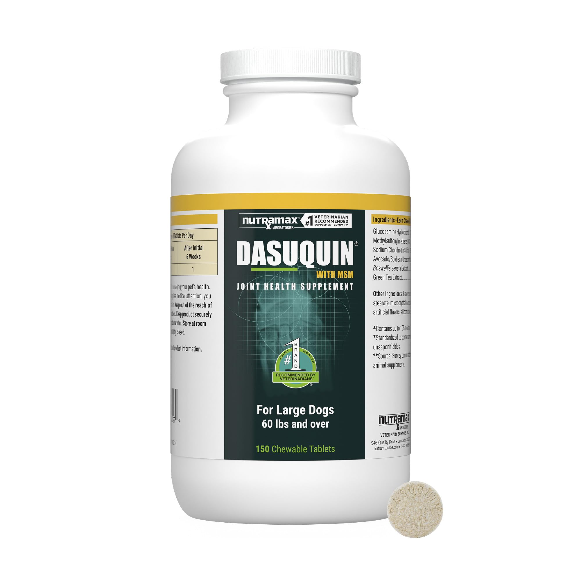 Amazon.com : Nutramax Dasuquin MSM Joint Supplement, Large Dogs