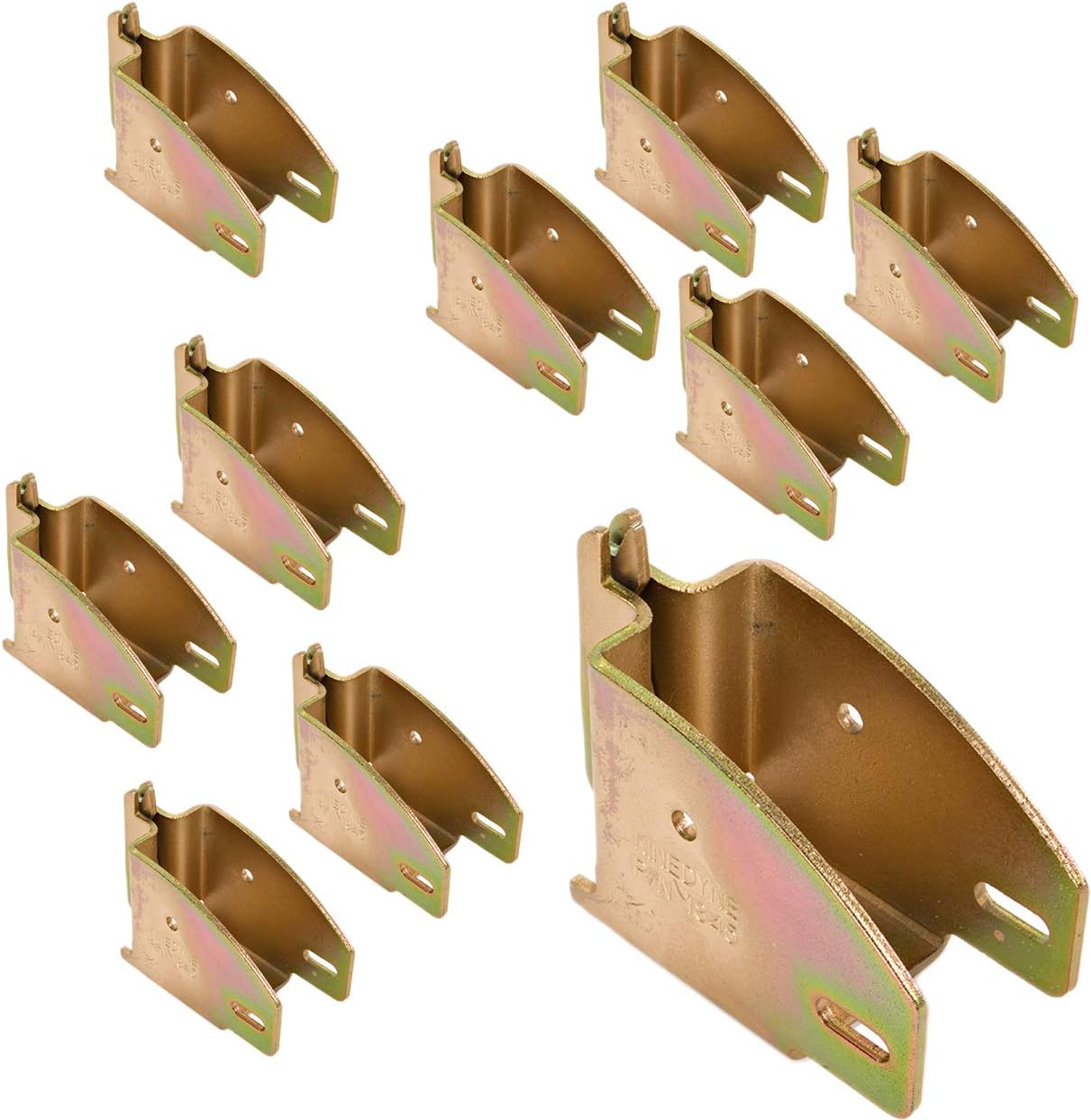 E Track 1845 Beam Socket for Cargo Control, Shelf Brackets, Lofts Inside of Trailers - 4 Pack