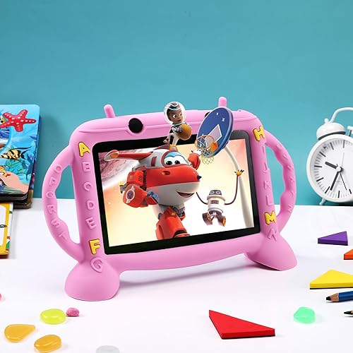 Miniatura 9 de MengDash Tableta para niños, tableta de 7 pulgadas para niños de 2 a 10, tableta de aprendizaje educativo Android 11, 3 GB de RAM+32 GB de