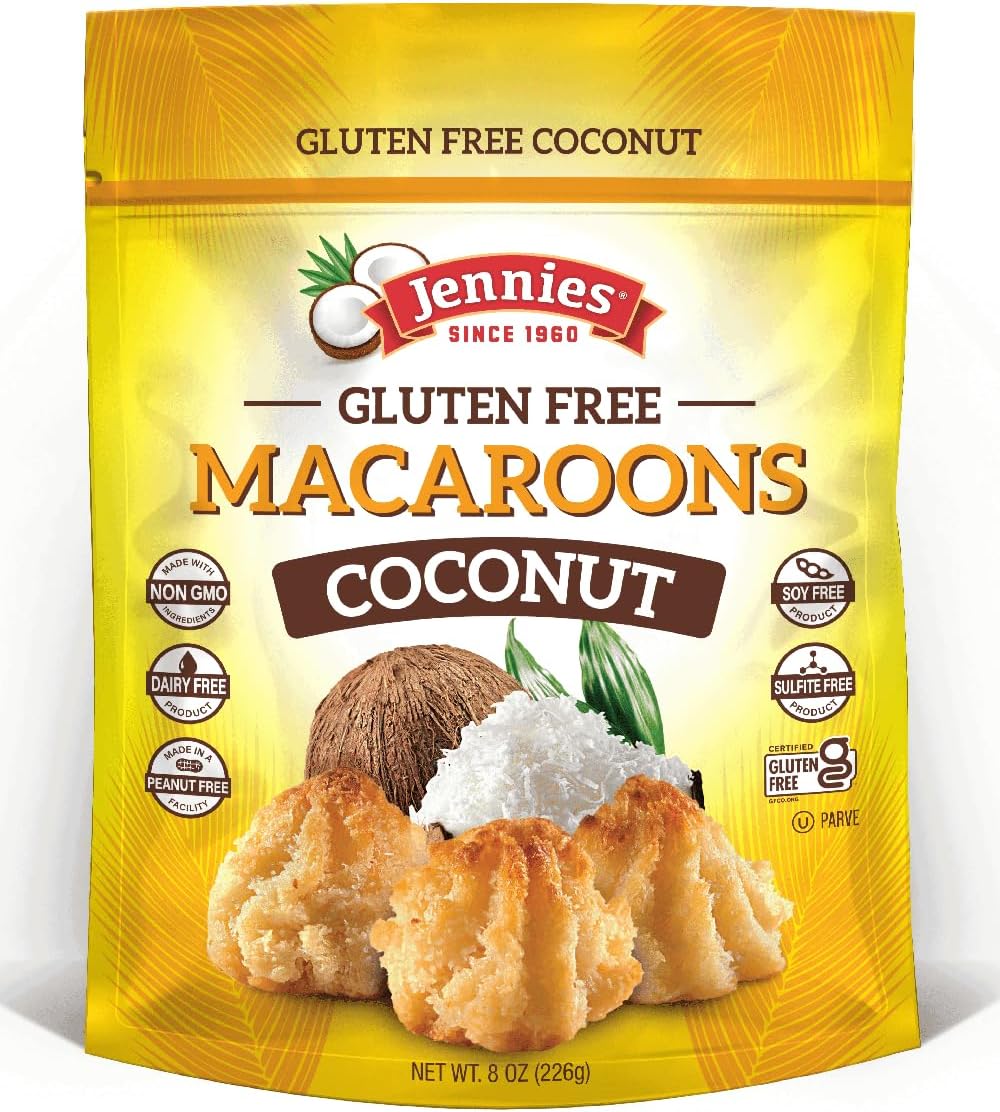 Organic Coconut Macaroons, 8 oz | Dairy Free | Peanut Free | Gluten Free
