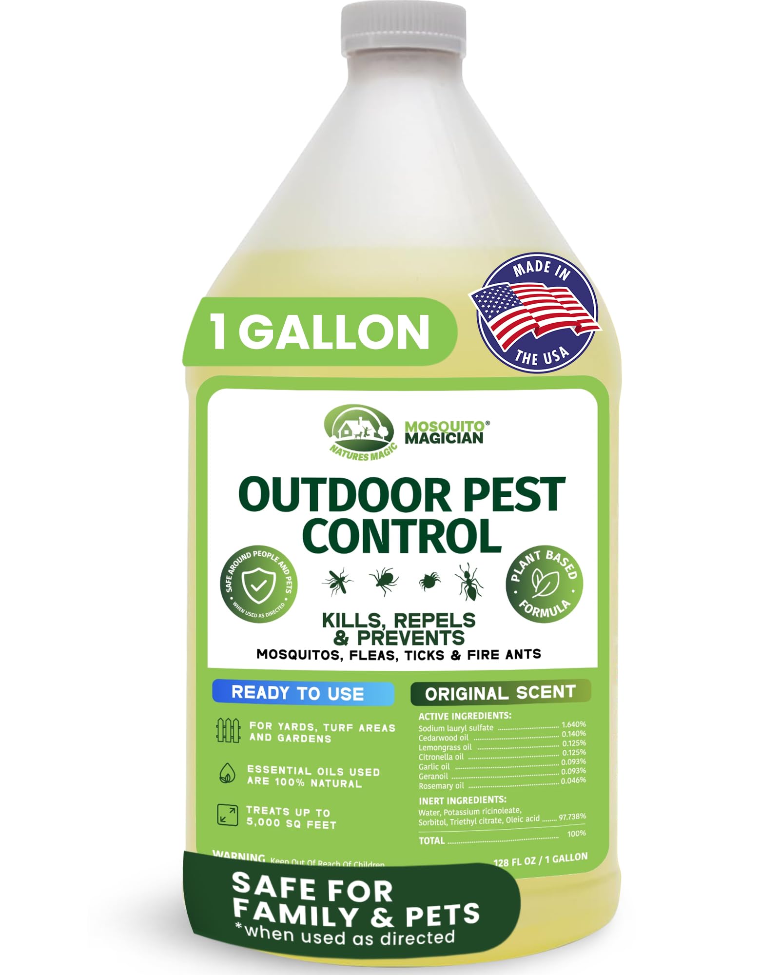 Mosquito Magician Ready-to-Use Mosquito Yard Spray - 1 Gal (Original Scent)