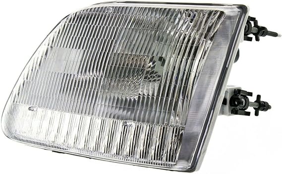 JLEJIANI Headlight Set Left Right Lens for Ford Expedition 1997-2002