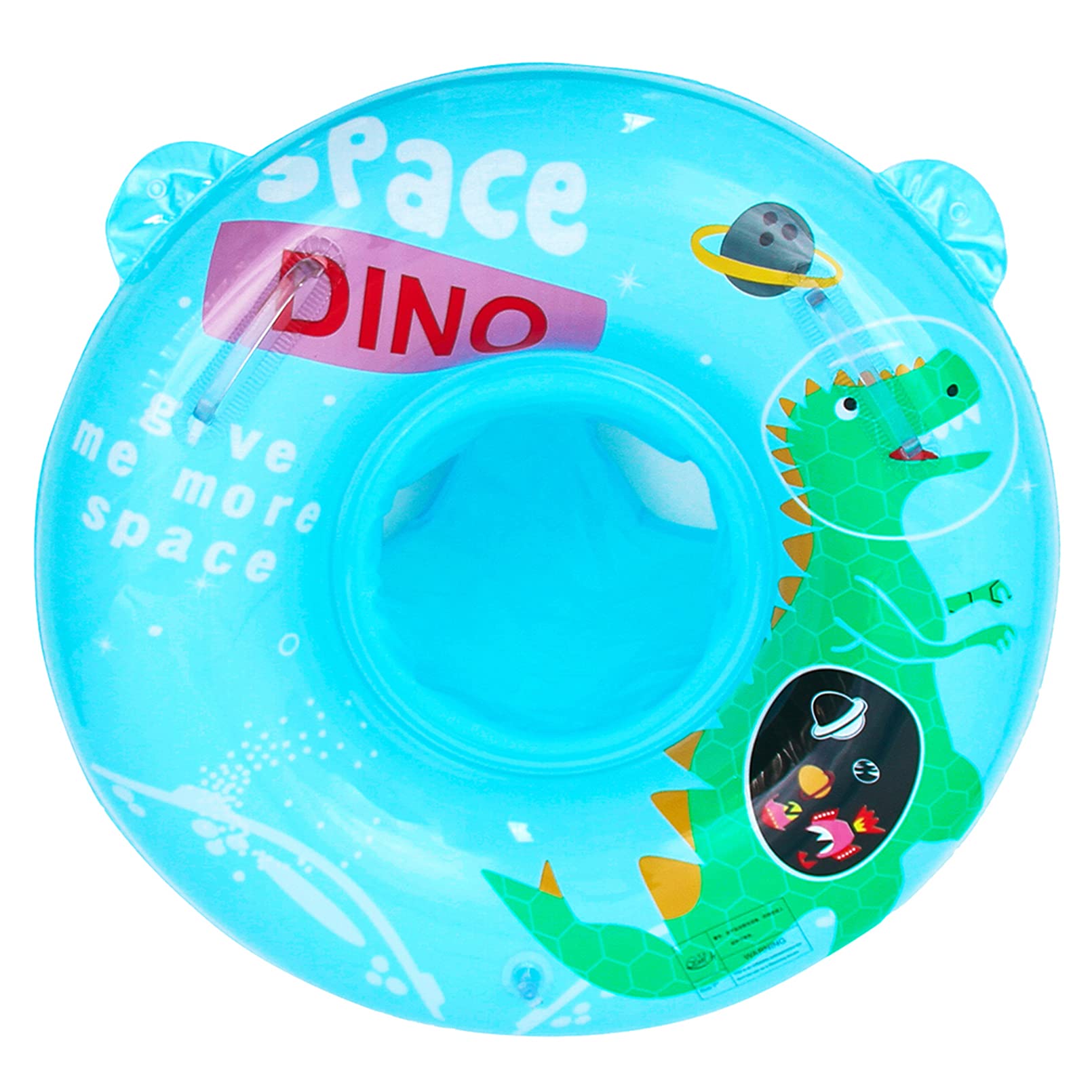 EOZY Flotadores para Bebes,Anillo de Natación para Bebé Piscina, Anillo de Natación Asient, Lindo Patrón Natación Inflable Flotador para niños Entre 3-6 Años