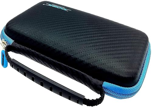 Miniatura 4 de Funda 3 en 1 para 2DS XL con lápiz capacitivo, 2 protectores de pantalla y 8 tarjetas de juego y agarre de mano para Nintendo 2DS XL