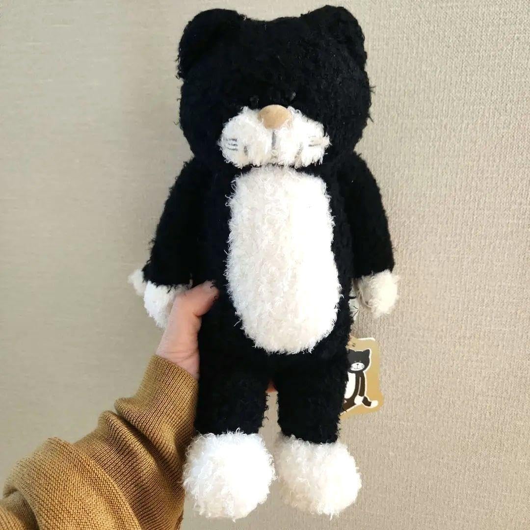 金属】ねこのチャーミー ぬいぐるみ 抱きまくらミニ 黒猫 りぶはあと