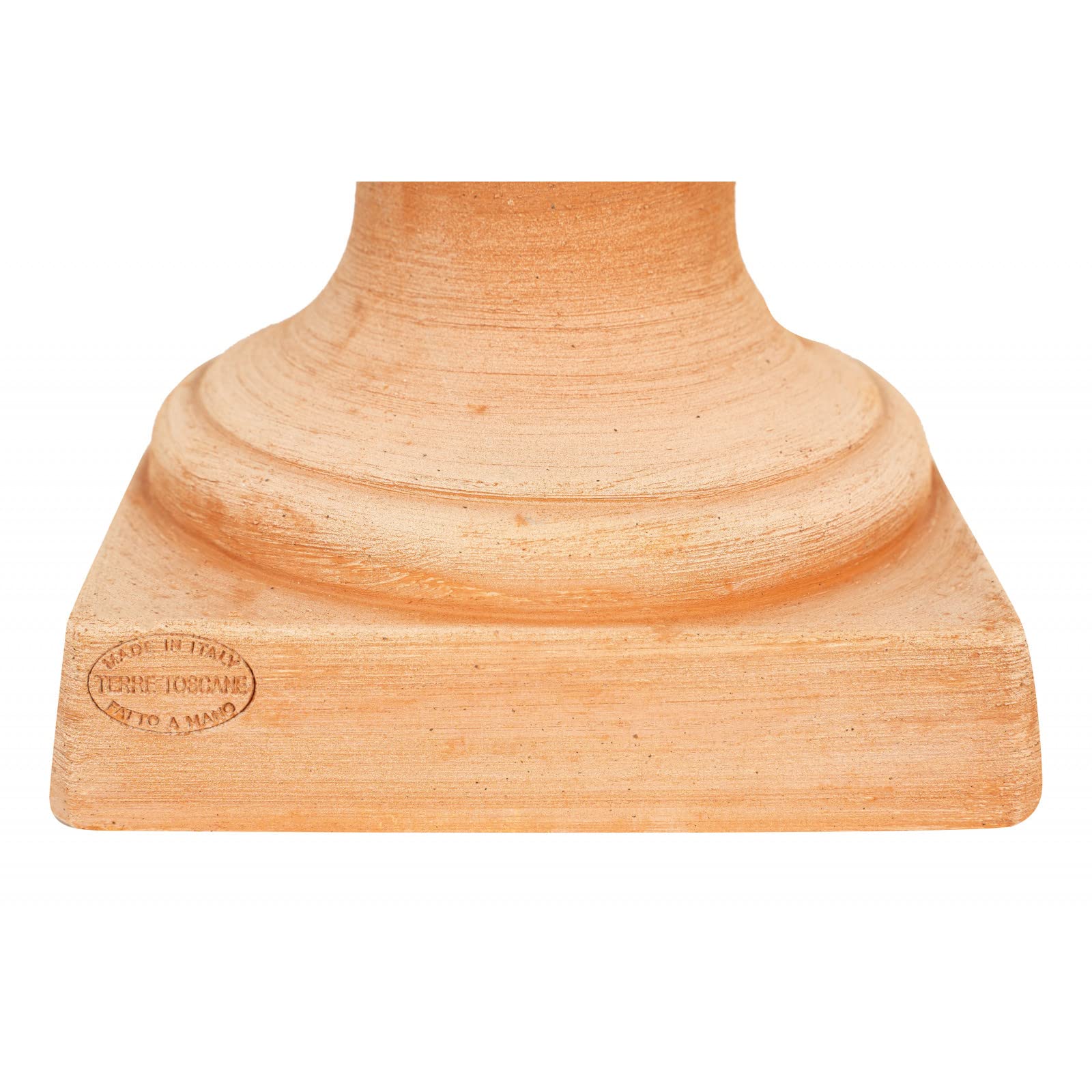Biscottini Pigna decorativa in terracotta 53x31x31 cm | Pigne decorative grandi da esterno Made in Italy | Decorazioni casa e giardino