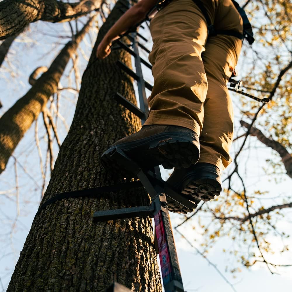 Rivers Edge® Big Foot™ 20’ Connect-N-Climb, Tree Climbing System, 5’ Sections, 4 Total Sections, Double Step Design, Tractionite™ Non-Slip Coating, RE723