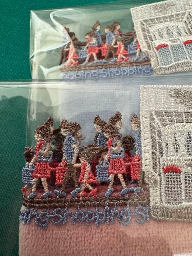 近沢レース タオルハンカチ お買い物 2枚セット うに レース シーズン