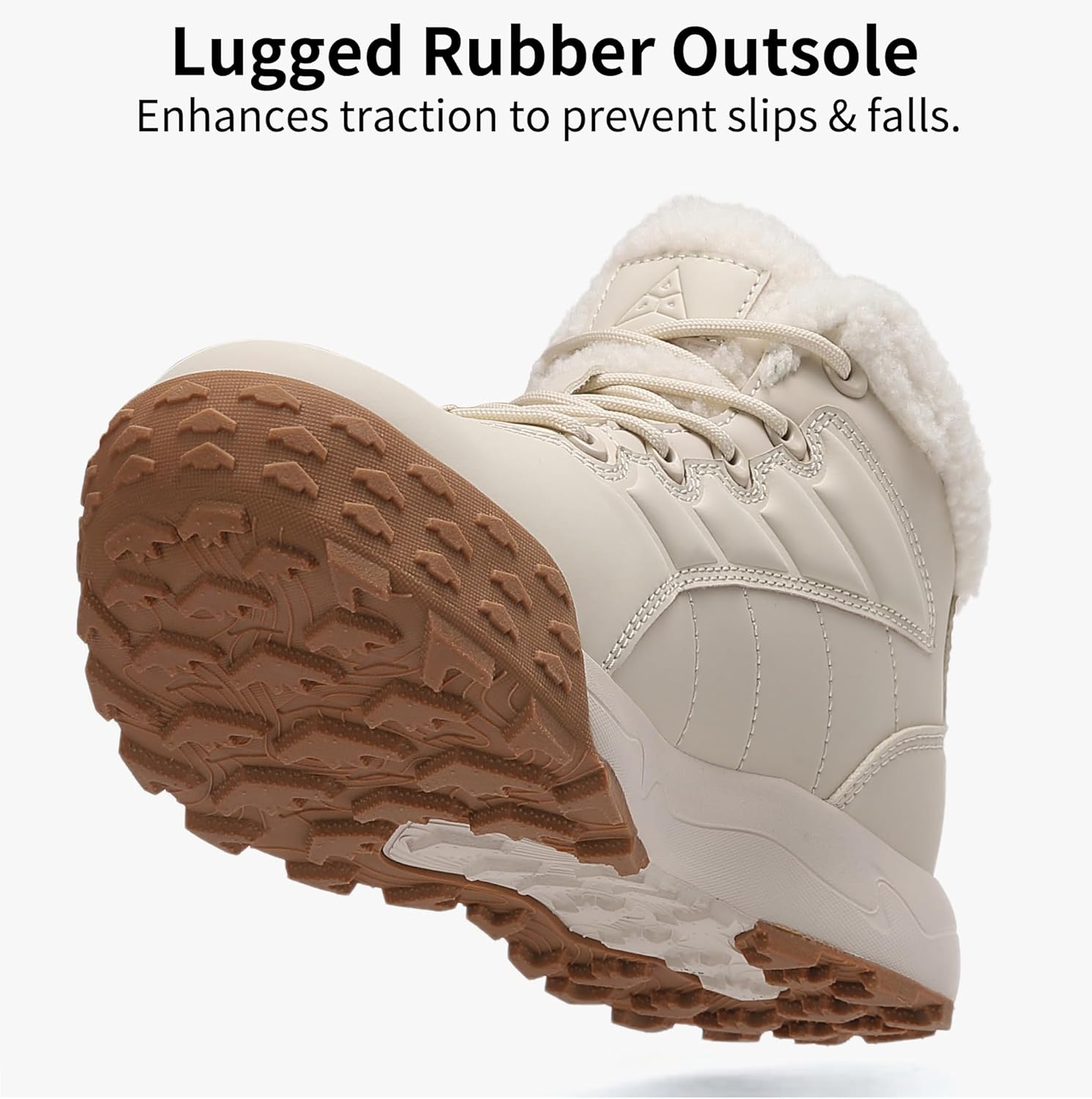 NEOTO Snow Boots for Womens Lightweight Insulated Faux Fur Winter Ankle Booties Ladies Comfortable Outdoor Shoes - Image 3