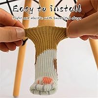 Vista 5 de 20 calcetines para patas de muebles, calcetines para patas de silla, protectores de suelo para patas de silla, calcetines de muebles para patas