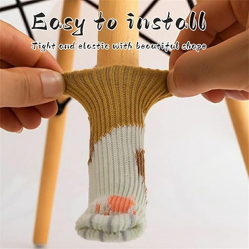 Miniatura 5 de 20 calcetines para patas de muebles, calcetines para patas de silla, protectores de suelo para patas de silla, calcetines de muebles para patas de