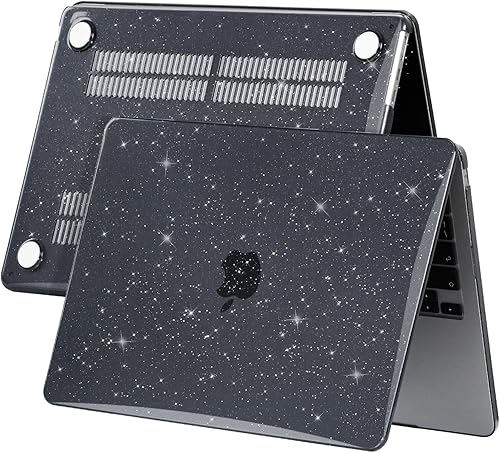 Miniatura 5 de EooCoo Funda compatible con MacBook Air de 15 pulgadas M5 2026 2025-2023 Release M4 M3 M2 modelo A3448 A3241 A3114 A2941, carcasa rígida de negro