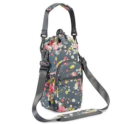 sportsnew 40oz Crossbody Water Bottle Bag for Gym Hiking
