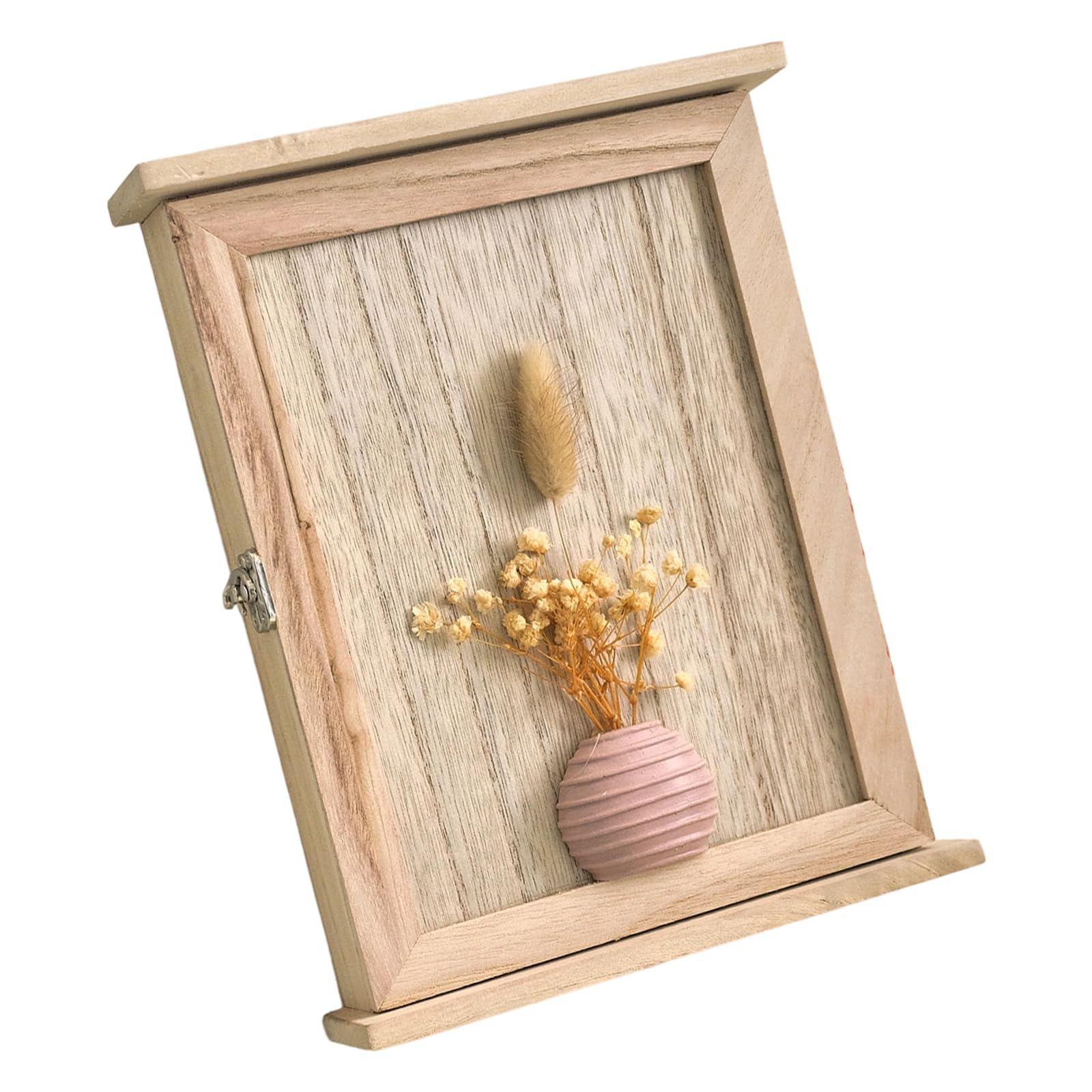 Xjdzineq Space Saving Entryway Organizers with 6 Metal Hook and Bucolic Wooden Wall Mount Design Storage Container Bucolic Home Entryway Decors Hook