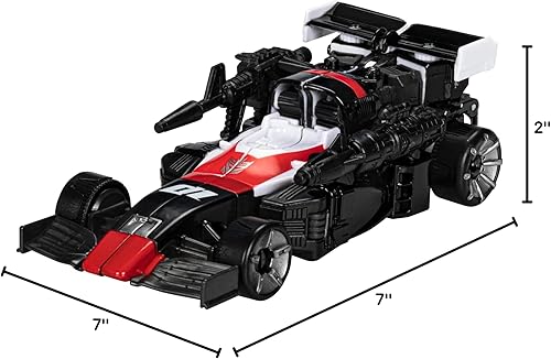 Miniatura 5 de Transformers Legacy Velocitron Speedia 500 Colección Deluxe Decepticon Crasher