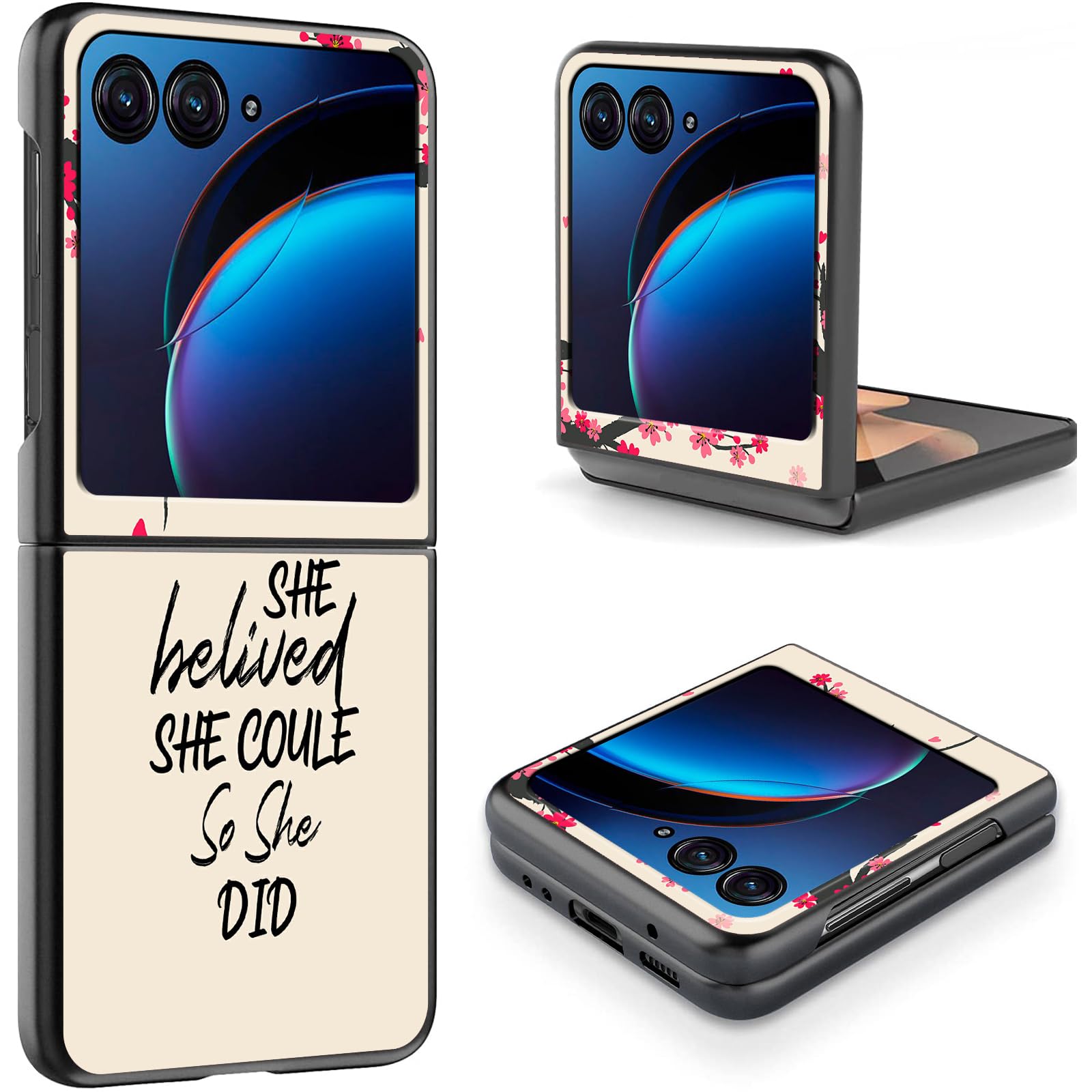 Amazon.com: Bible Cherry Blossom for Motorola Razr Plus 2023 Flip