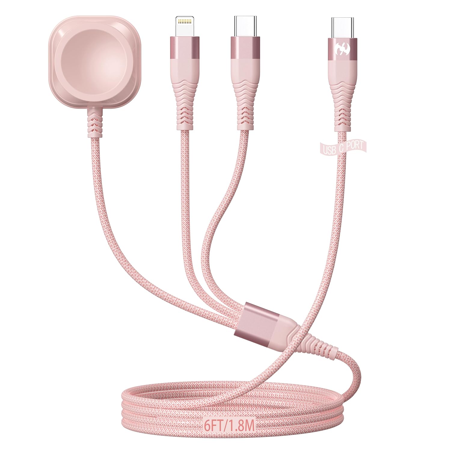 Amazon.com: Apple Watch Charger 6FT Multi Charging Cable, Magnetic ...