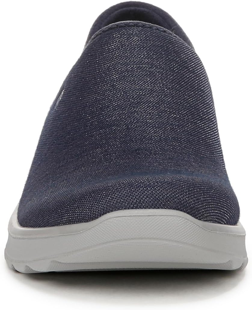BZees Womens Getaway Slip-On Navy Shimmer Fabric 9.5 M - Image 2