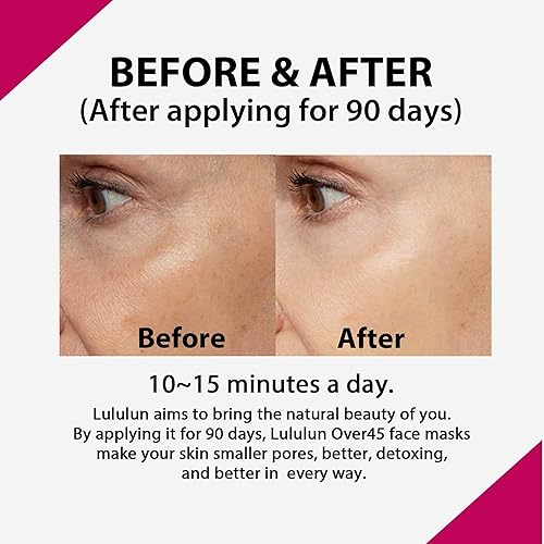 Miniatura 7 de Lululun 32EA Máscara facial antienvejecimiento para mujeres y hombres, máscaras faciales diarias para el cuidado de la piel con raíz de iris,