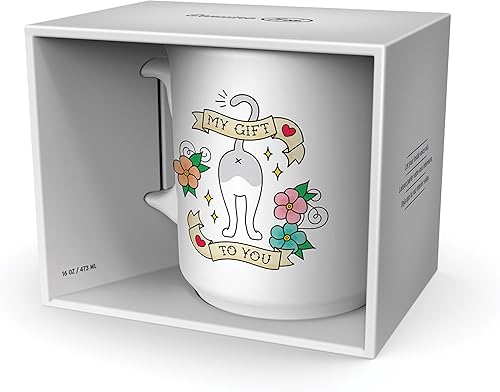 Miniatura 3 de Genuine Fred SAY ANYTHING, MI REGALO PARA TI, Taza de cerámica de 475 ml, apta para lavavajillas