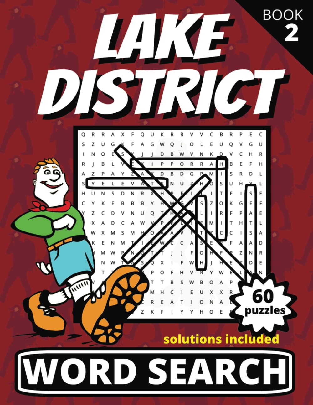 Lake District Word Search Puzzle Book 2: 60 Cumbria Hiking Wainwright Puzzles with Solutions for Hikers