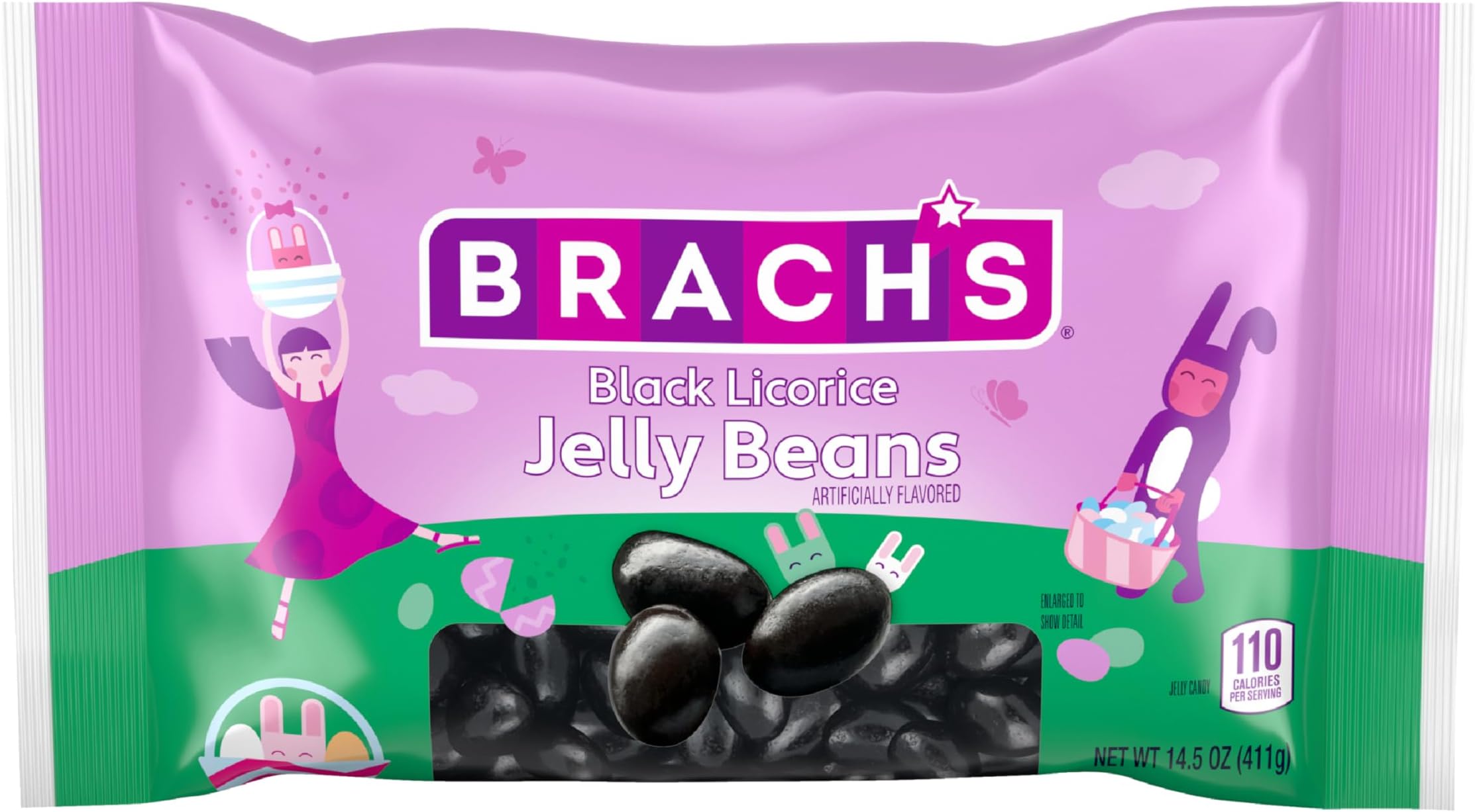 Brach's Black Licorice Jelly Beans, Springtime Easter