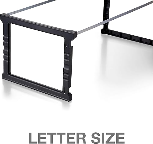 Miniatura 4 de Officemate Marco de archivo colgante de plástico, 24-27, tamaño carta y legal, 1 juego (91970)