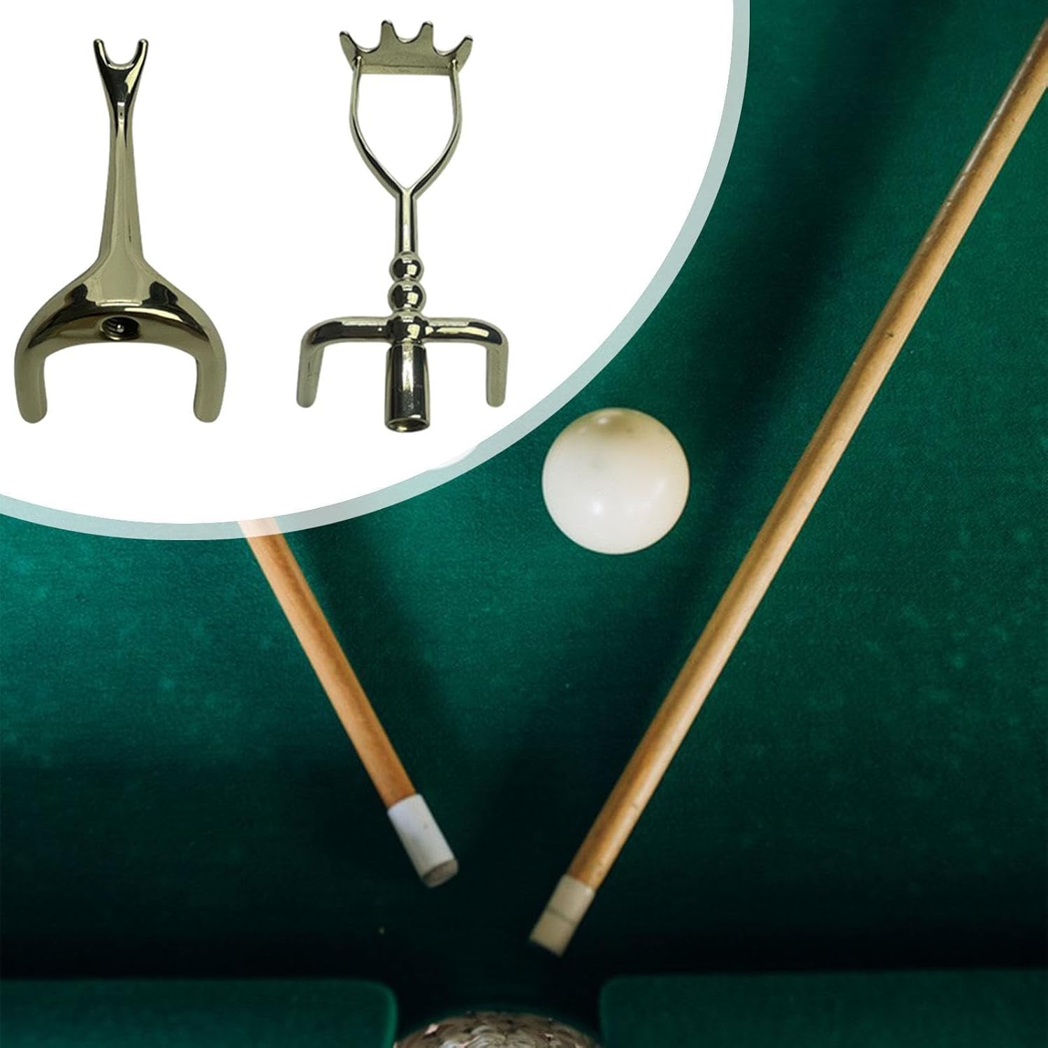 Pool Billiard Bridge Head Billiards Cue Stick Bridge Adults Men Women Pool Cue Stick Bridge Snooker Cue Rest for Indoor Party