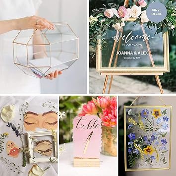 10 Pcs Acrylic Sheet Clear Plastic Sheet 1mm Transparent Acrylic for Drawing, Printing, Craft DIY, Picture Frame etc(15 x 10cm)
