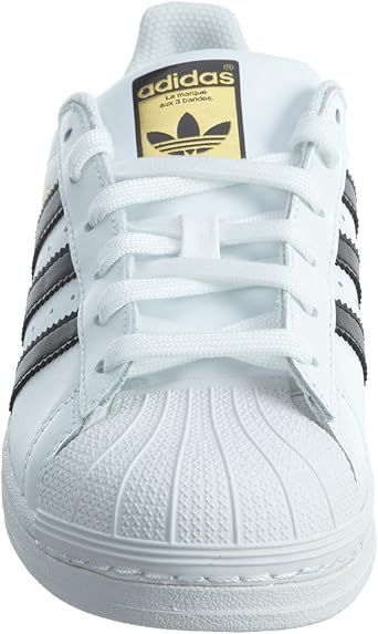 adidas Originals womens Superstar Sneaker, White/Black/White, 9.5 US