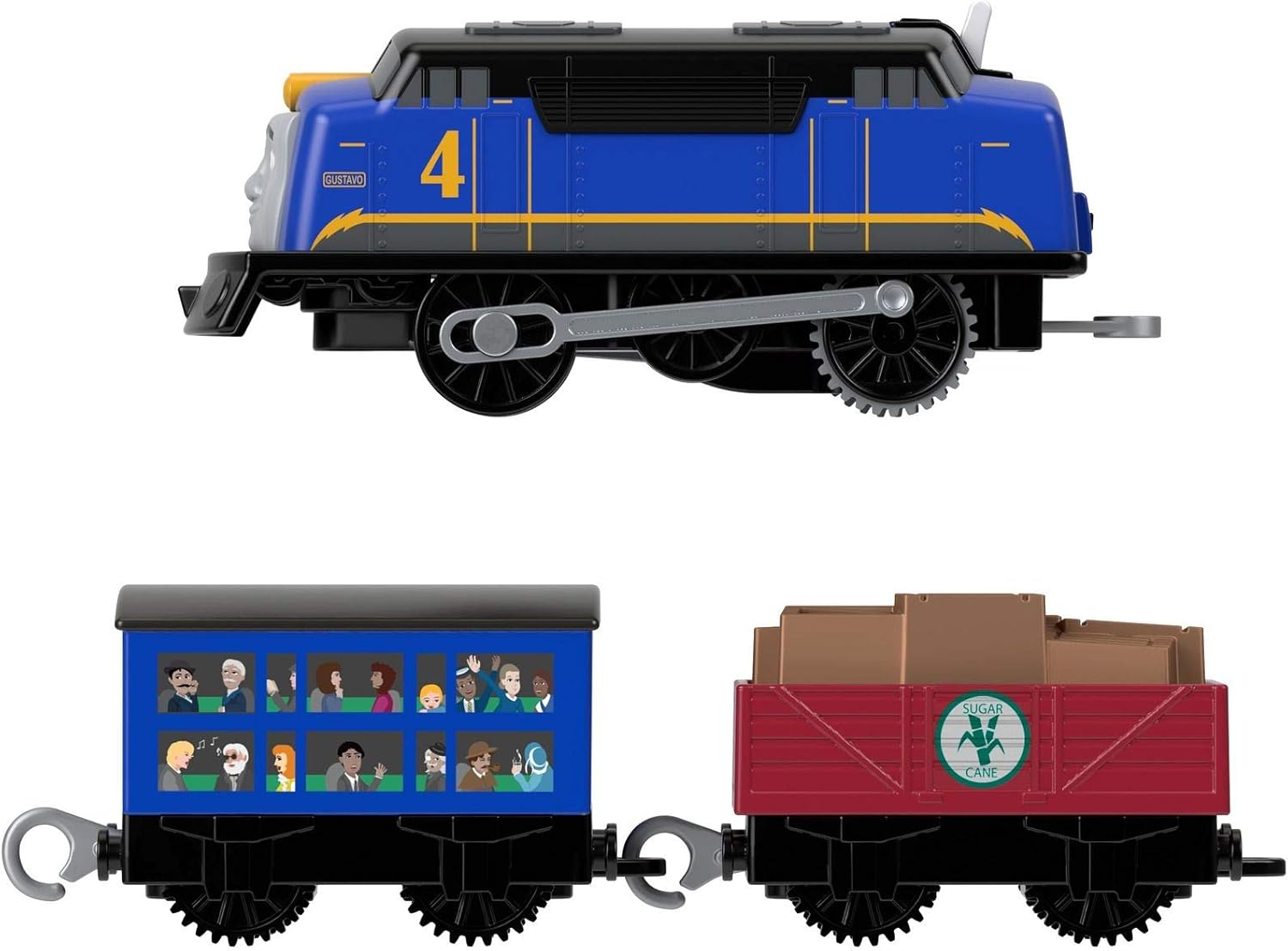 Thomas & Friends TrackMaster Gustavo, motorized toy train engine for toddlers and preschoolers ages 3 years & older