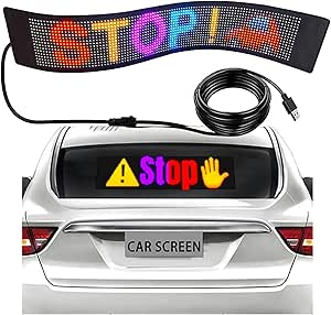 Amazon.co.jp: LED Electronic Bulletin Board, Bendable, LED Sign ...