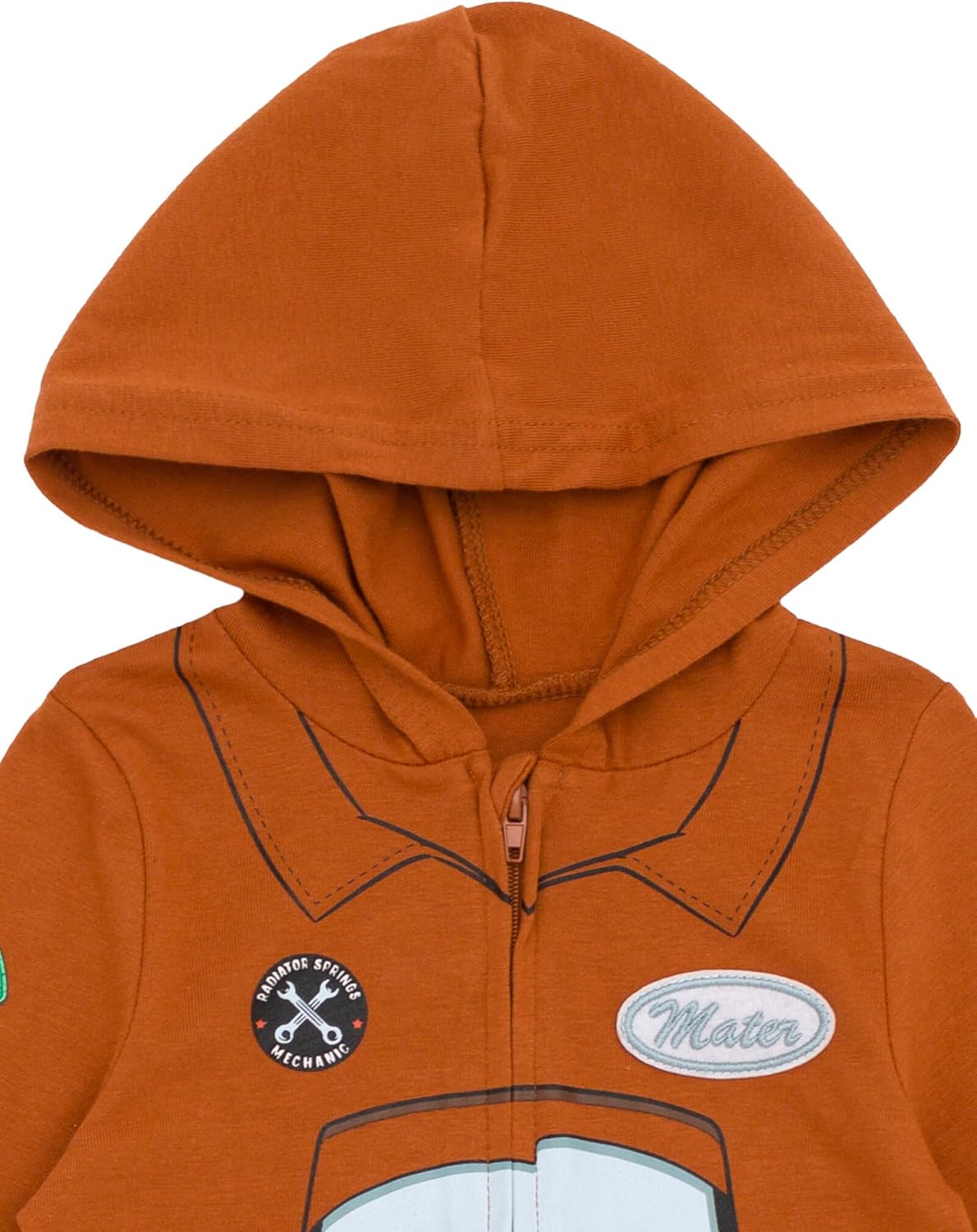 Disney Pixar Cars Tow Mater Lightning McQueen Zip Up Cosplay Coverall Newborn to Little Kid
