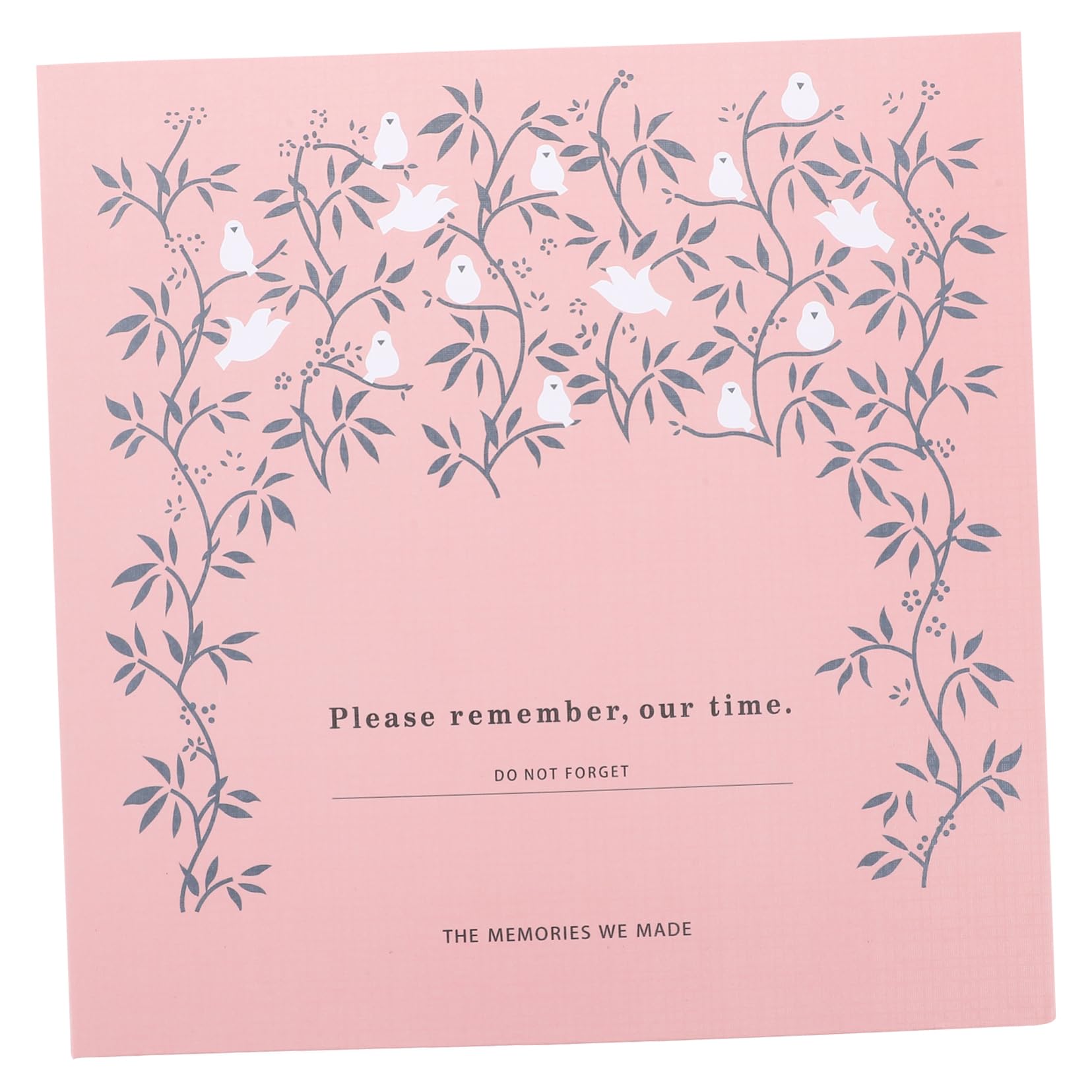 Carnet décore à fleurs pressées rose HOODANCOS 25 pages pour herbier et plantes séchées