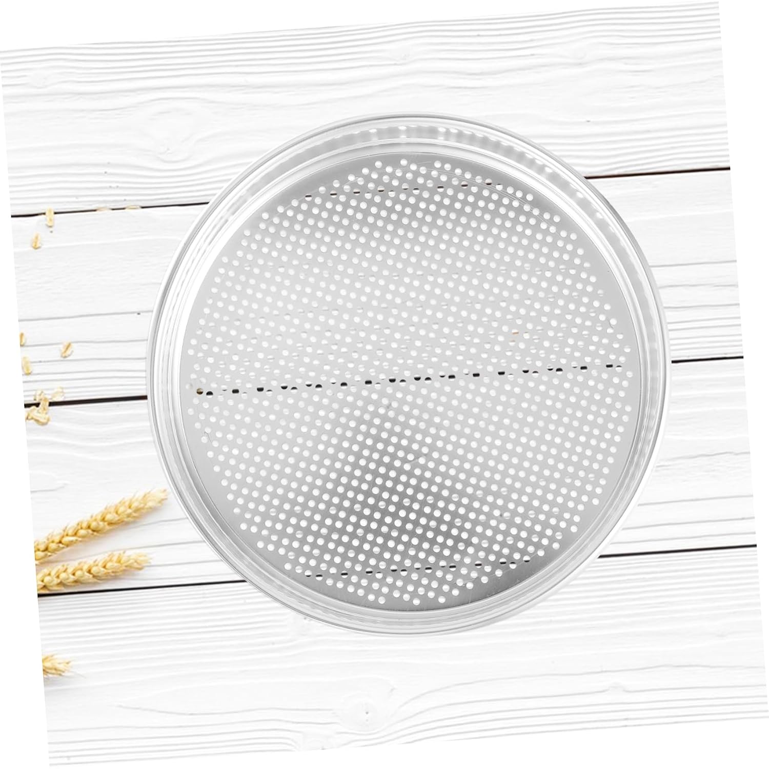 YARNOW Lab Sieve Aperture Stainless Steel Test Sieve for Efficient Soil Sifting and Grain Quality Inspection Ergonomic Round Design for Easy Handling and Impurity Removal