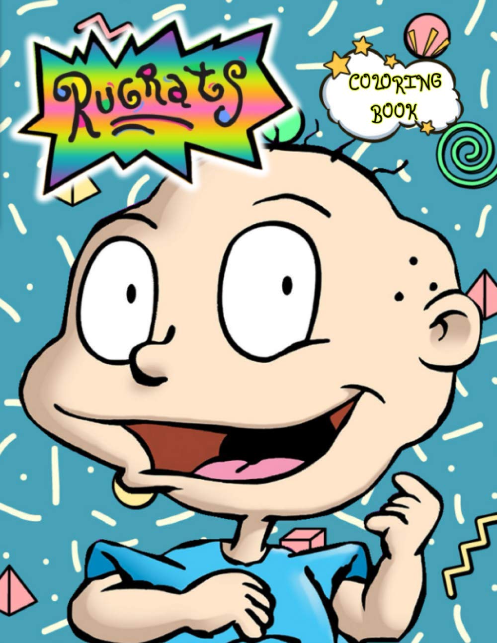 Rugrats Coloring Book 50 Rugrats Designs For Coloring Stress Relieving ...