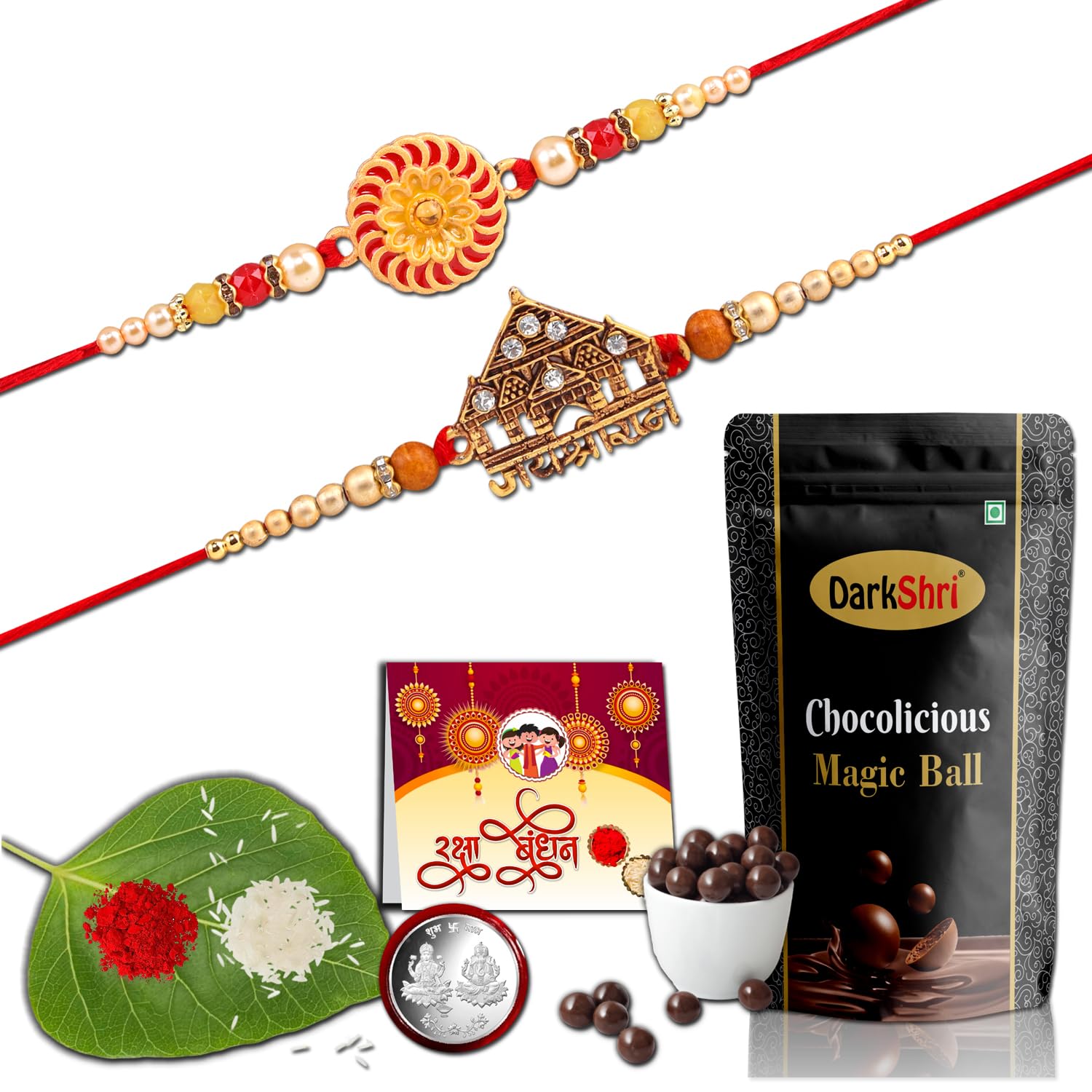 DarkShri RAKHI RAKHI WITH (03-31 B)CHOCOLATE rakhi for brother rakhi for brother and bhabhi rakhi for kids rakhi gift for brother terial rakhi set kids rakhi gift for sister RAKHI GIFT RAKHI SILVER GOLDEN (B0B53G1RVV) Amazon Price History, Amazon Price Tracker