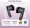 Auriculares inalámbricos Havit Space T1, cancelación activa de ruido híbrida adaptativa, 6 micrófonos con ENC por IA, audio espacial con seguimiento de cabeza, 40.5 h de reproducción, ajuste semi-intraural, Bluetooth 6.0, IP54, negro 5