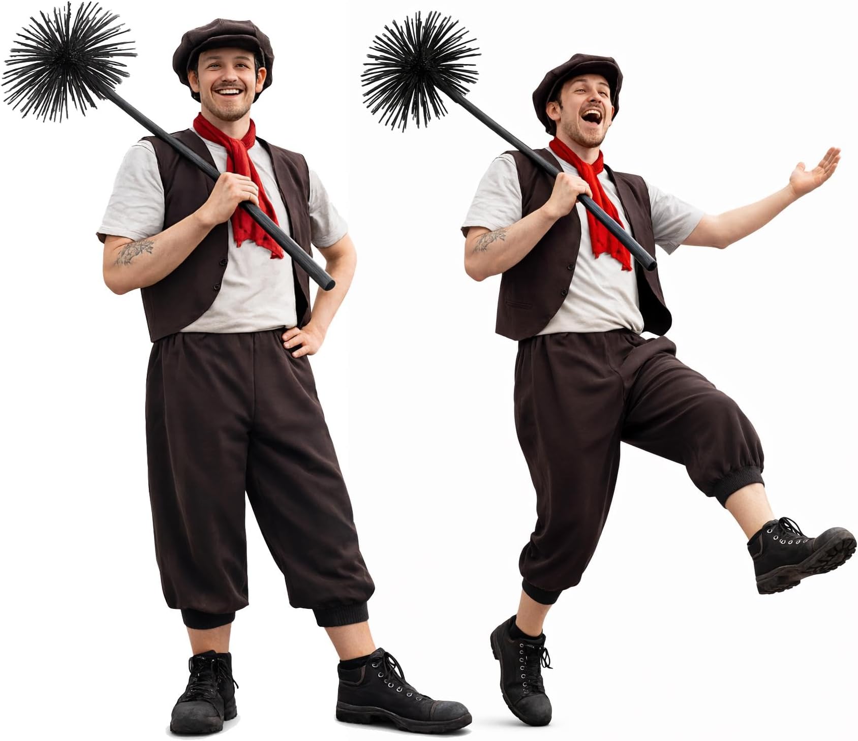 Adults Bert The Singing Chimney Sweep Movie World Book Day Pantomime Fancy Dress Costume