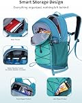 ECOHUB Petit sac à dos de randonnée pour hommes femmes, 20L Sacs à dos légers pour les voyageurs imperméable Camping Cyclisme Randonnée
