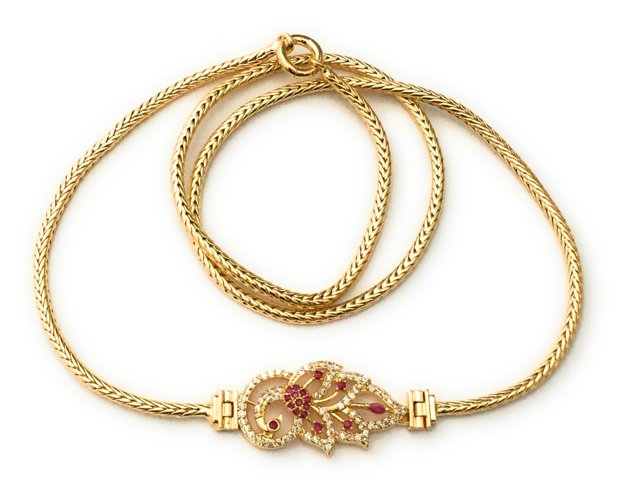 Sasitrends 1 Gram Micro Gold Plated Traditional 24 Inches Long Mugappu Chain for Women and Girls (B0CMXH5JD1) Amazon Price History, Amazon Price Tracker