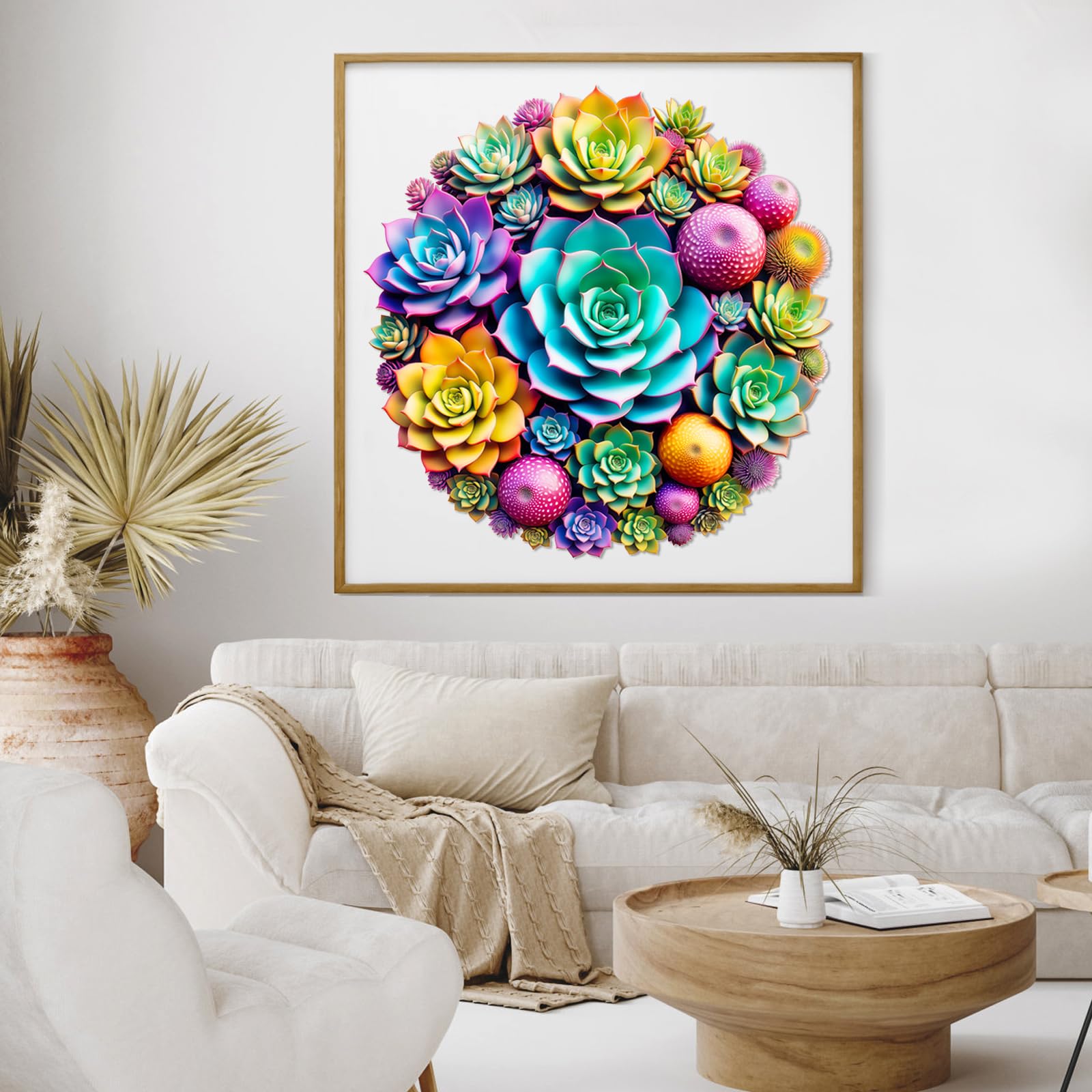 Wooden Succulent Puzzle - 200 Piece Jigsaw -5